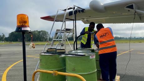 drum refuel Mt Hagen