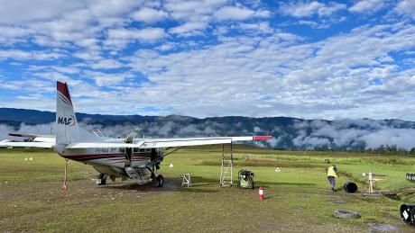 Drum refuelling at Telefomi