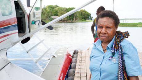 Floatplane in Lake Murray update _ Teachers receive air service