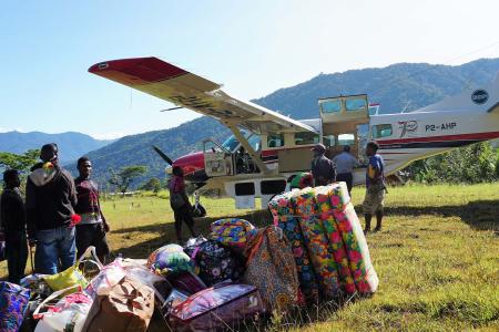 Unloaded cargo at Simogo