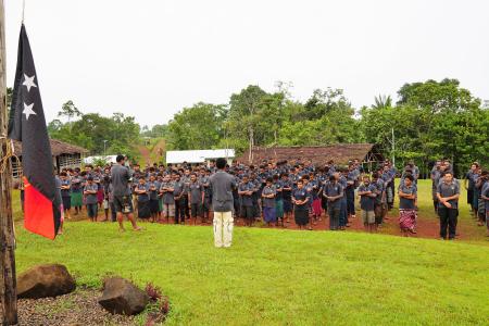  Nomad Mougulu High School morning assembly