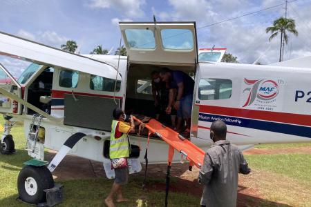 Picture of an unrelated medevac flight
