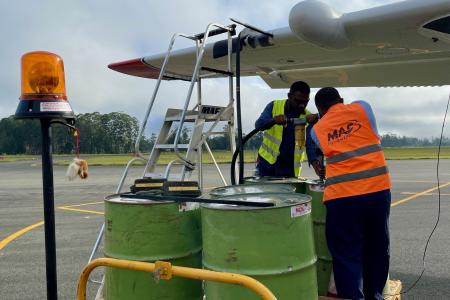 drum refuel Mt Hagen