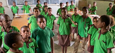 primary scool kids Ambunti