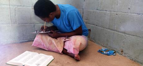 Wewak prison ministry - Bible study