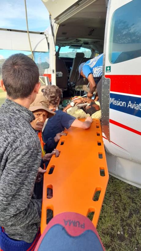 Offloading the patient in Kompiam