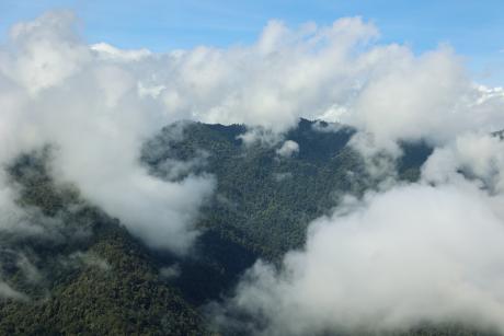 flying over remote PNG