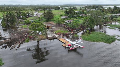 P2-WET at a docking station at Lake Murray