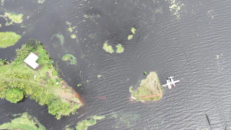 P2-WET at a docking station at Lake Murray