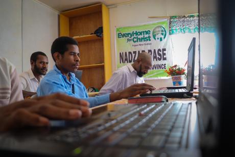 Student participants actively engaged during one of the BCT session.