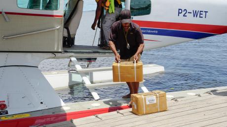 SDP Aerial Health Patrol in Lake Murray Western Province