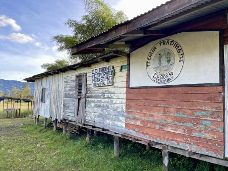one of the first trade stores at Telefomin