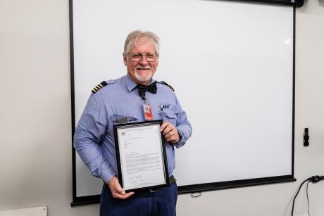 Marcus Grey has served as a pilot for more than 40 years.