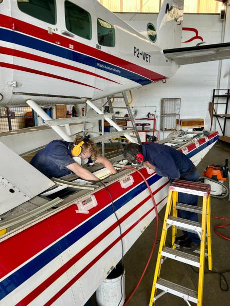 Nathaniel's work placement with MAF