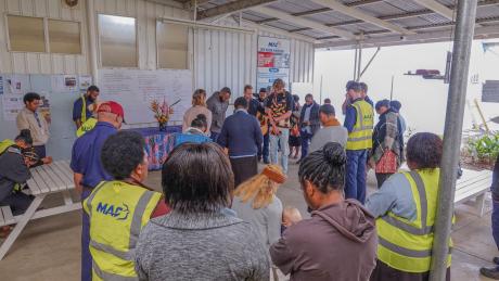 Nathaniel's work placement with MAF