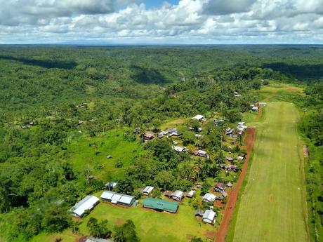 An aerial view of Mougulu