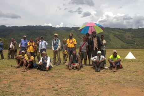 Locals from Auwi community